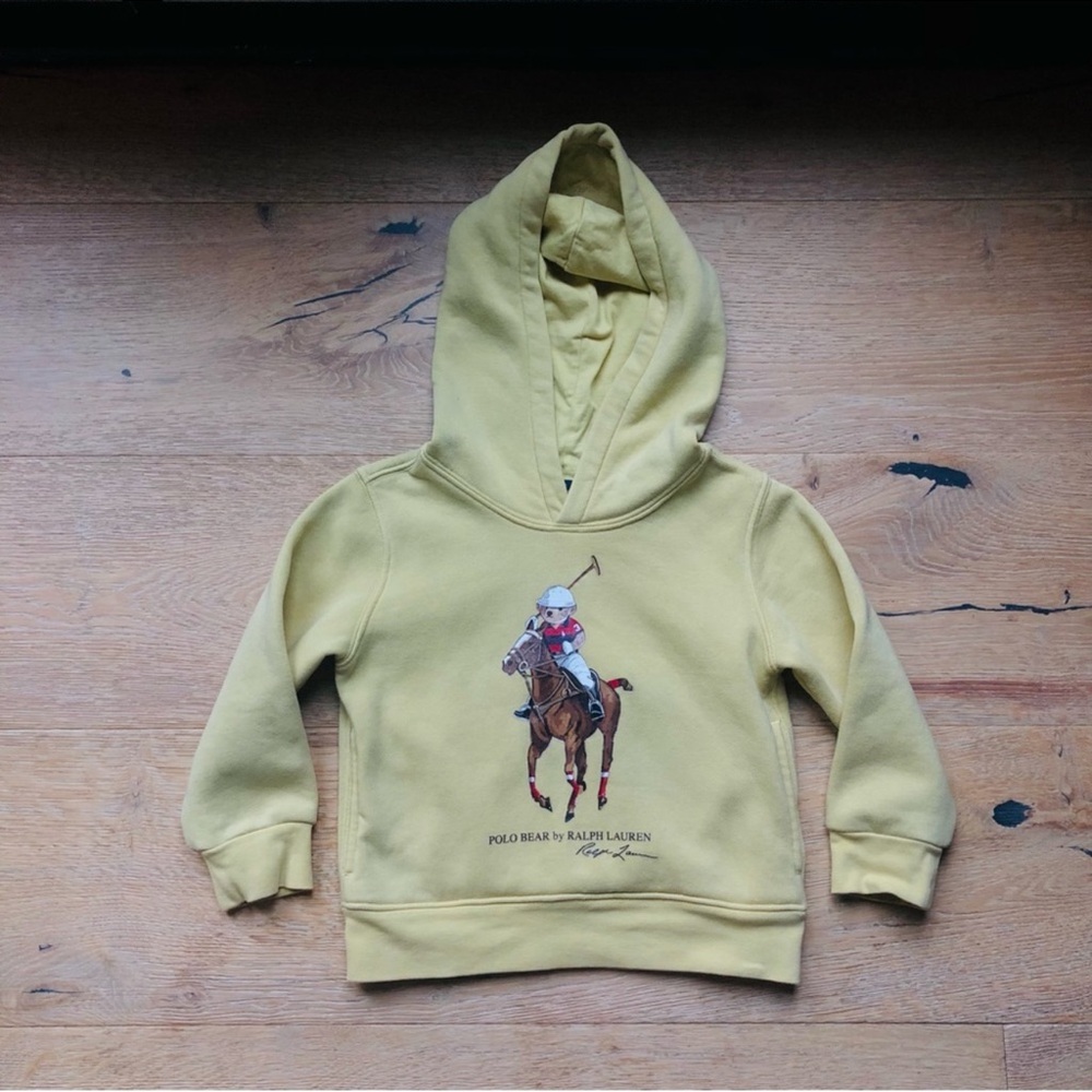 🔥BEAR🔥Polo by Ralph Lauren Kids Hoodie sz3 price firm !